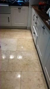 Polished Travertine Cirencester After Polishing