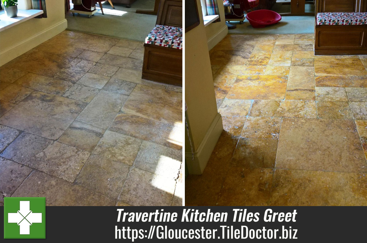 Restoring the Appearance of Travertine Kitchen Tiles in Greet