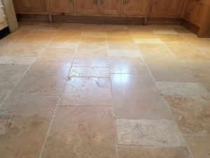 Travertine Kitchen Floor After Cleaning Parwich