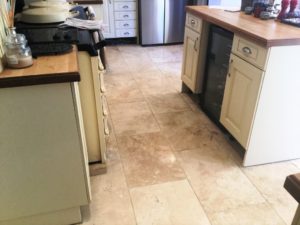 Pitted Tumbled Travertine After Cleaning Braybrooke