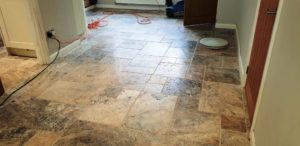 Travertine Floor Coningsby After Cleaning