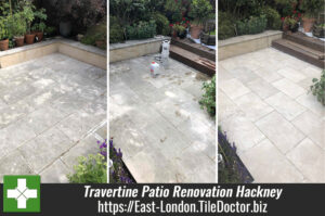 Travertine Patio Renovation Hackney E5