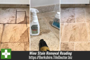 Travertine Floor Red Wine Stain Removal Swallowfield Reading