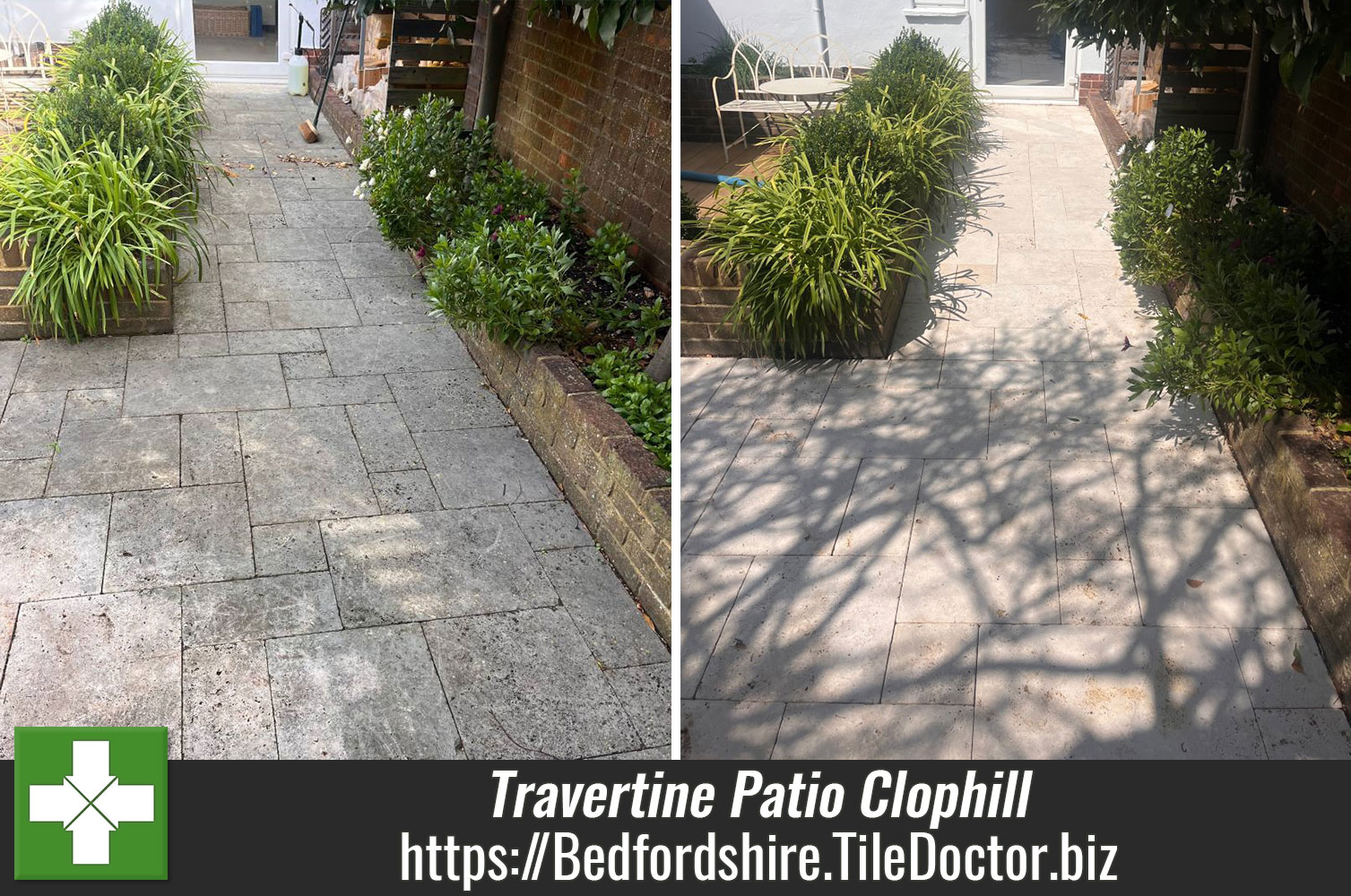 Travertine Patio Renovation Clophill